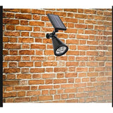 TD® Lot 3 Lampe Solaire Etanche 4 LED Sans Fil Fonctionnant à l'Energie solaire Lumière d'extérieur solaire pour Jardin,Cour,Terrass