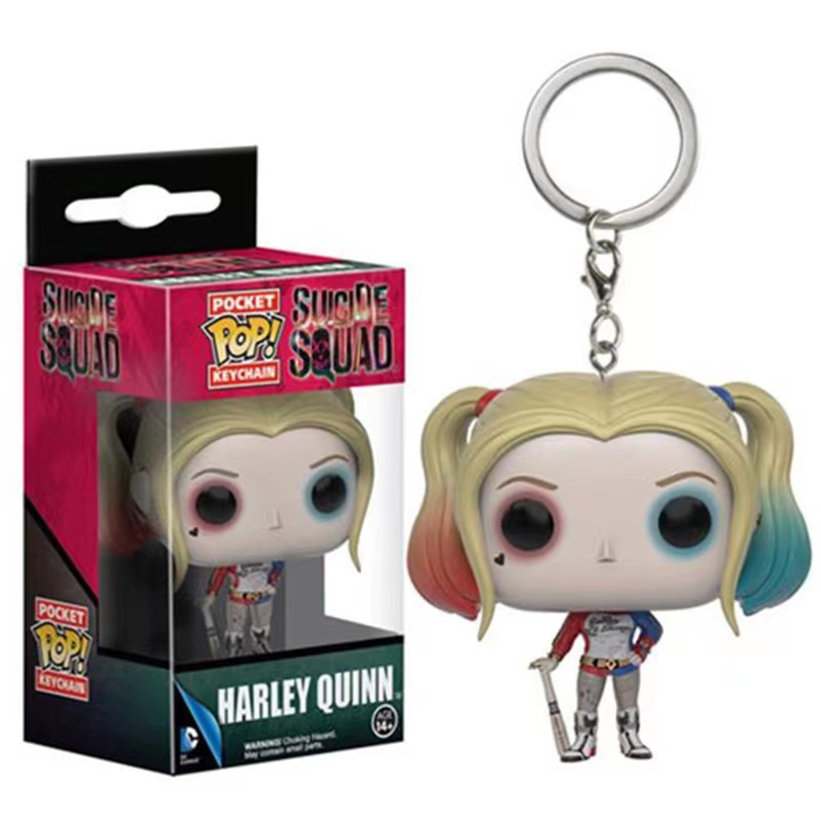 TD® Suicide Squad porte-clés populaire jolie fille porte-clés cadeau fait à la main cadeau d'anniversaire PVC matériel porte-clés ro