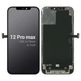 TD® Assemblage d'écran de téléphone portable adapté à l'écran tactile clair couleur sensible haute définition Apple iphone 12proMax