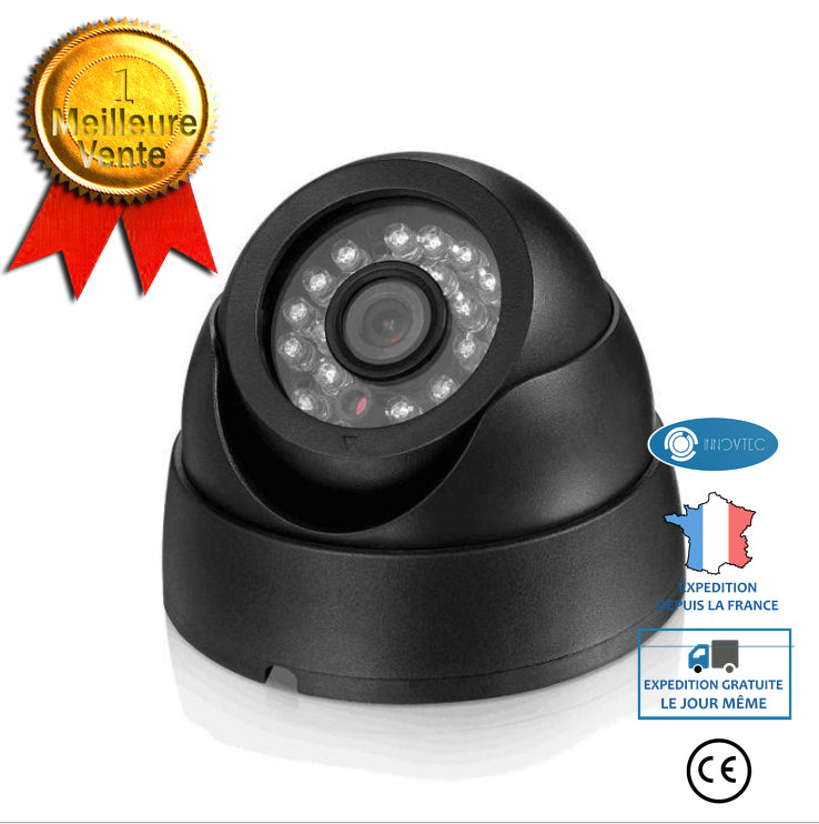 INN® Caméra de surveillance 720P bus AHD haute définition conque caméra dôme coque métallique infrarouge vision nocturne caméra de