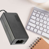 TD® Adaptateur d'alimentation au pied multifonction 12 ~ 24V 90W avec tête cc remplaçable prise entièrement en cuivre nickelé