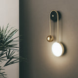 Applique Lumière pendulaire Luxe léger Style nordique Personnalité créative Tête de lit de chambre Allée du couloir