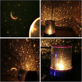 TD® Lampe Projecteur Veilleuse Romantique Etoiles Planétarium Cosmos