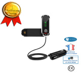 TD® Support de voiture allume cigare téléphones portables Bluetooth mains libres lecteur MP3 charge USB appareil électronique condui