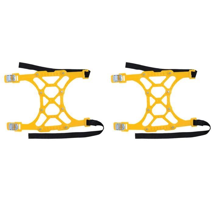 TD® Chaînes de Neige pour Pneus/ Voiture,Camion 2 Pièces/ Hiver Ceinture anti-Dérapantes