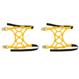 TD® Chaînes de Neige pour Pneus/ Voiture,Camion 2 Pièces/ Hiver Ceinture anti-Dérapantes