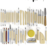 Outils de peinture Outils de sculpture en argile de poterie Ensemble de sculpture en argile de bricolage Ensemble d'outils en