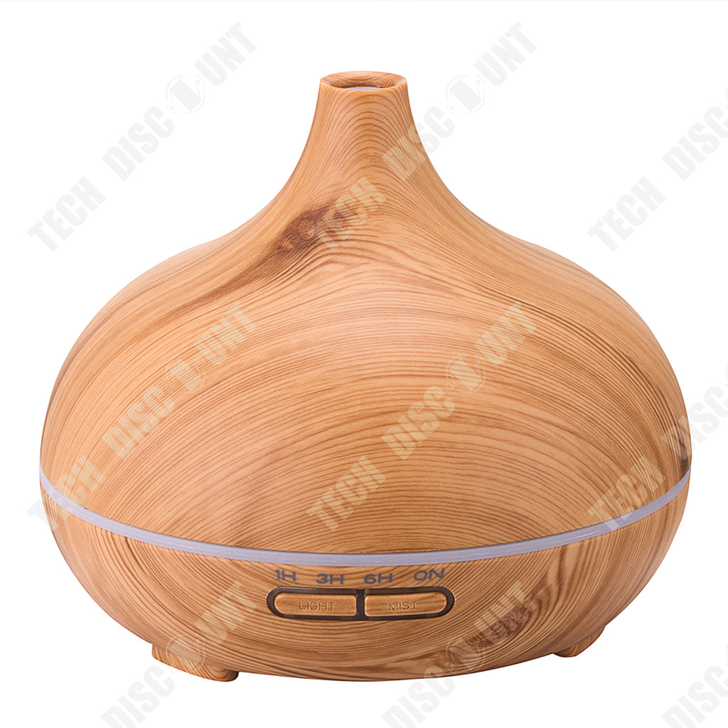 TD® Diffuseur d'huiles essentielles 300 ml - Humidificateur d'air à ultrasons Brume de parfum électrique 7 Changement de couleur