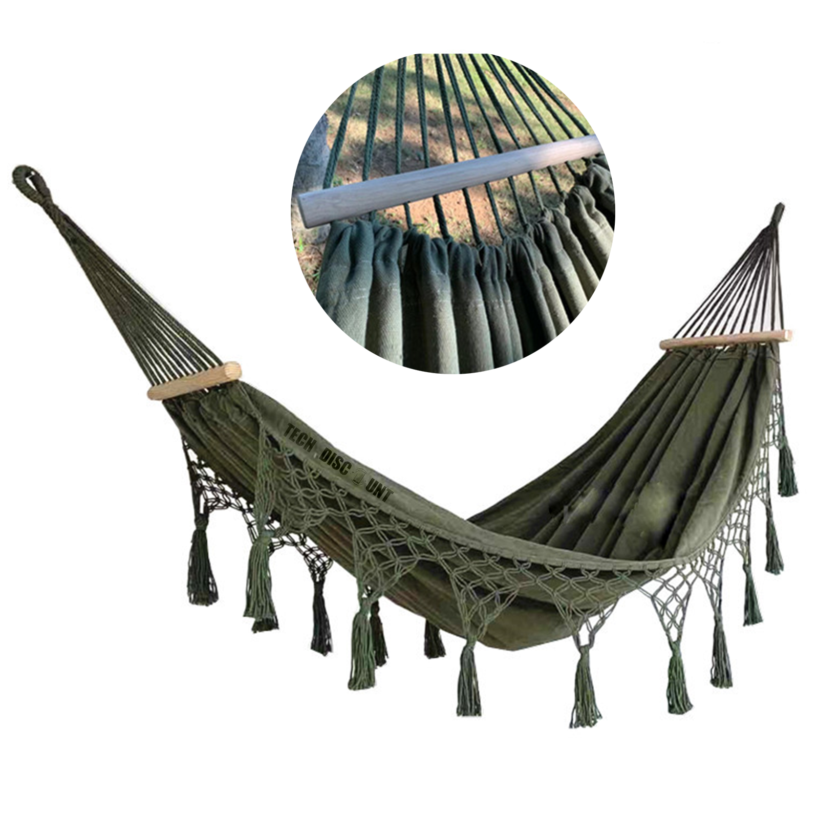 TD® Équipement de camping en plein air à double gland en toile anti-renversement