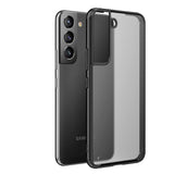 TD® Coque de téléphone transparente anti-poussière pour Samsung Galaxy S22 Thinner Protection à 360 degrés TPU Soft Edge