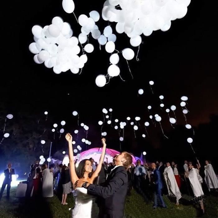 50 Ballons LED Ballons décoratifs