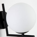 Applique murale Boule de verre LED blanc