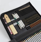 Croquis en bois dessin portable sac à main peinture étudiant étude papeterie dessin crayons, crayons de couleur professionnel