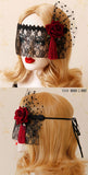 TD® Masque dentelle noir sexy femme 50 rouge nuances de grey Noël fête déco demi visage princesse reine bijoux beauté simple élégant