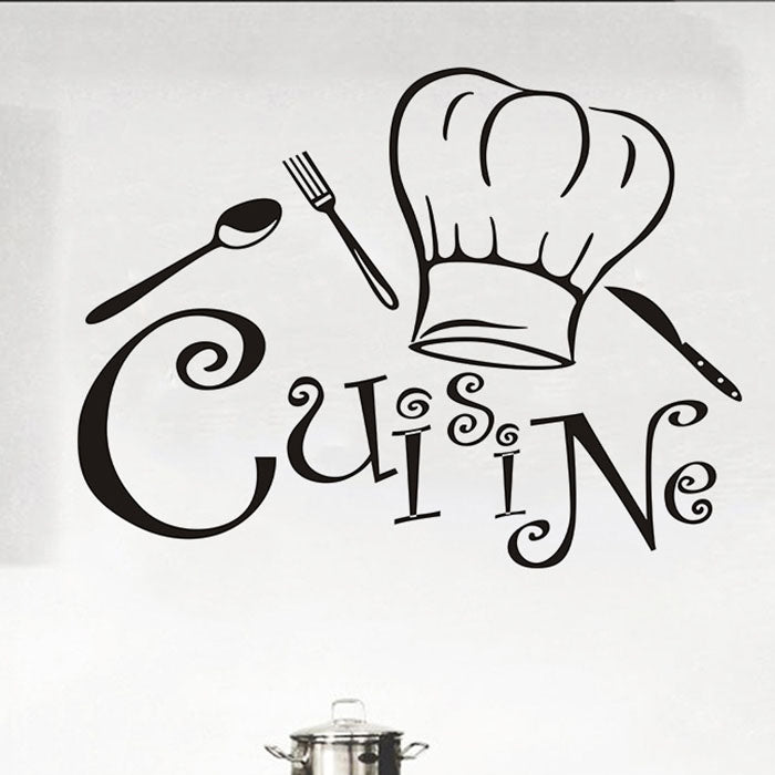 Autocollant mural décoratif modèle cuisine décoration intérieur restaurant cuisine maison amovible écologique accessoire déco