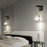 Applique murale cristal lumière style luxe chambre chevet escalier allée décoration TV fond mur