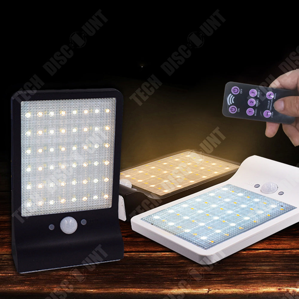 TD® Lampe solaire étanche 32 LED projecteur extérieur panneau solaire éclairage de nuit multifonctionnel détecteur mouvement