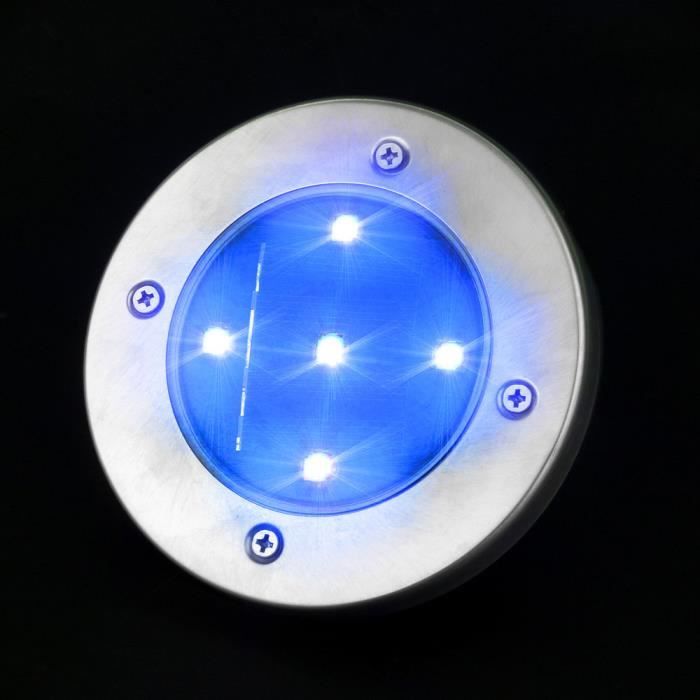 TD® Lanterne énergie solaire lumière LED énergie solaire enterré lumière moulue éclairage extérieur chemin de jardin terrasse