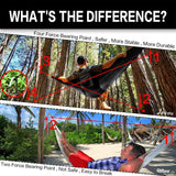 TD® Hamacs Hamacs d'extérieur Hamacs de camping Hamacs portables avec moustiquaires Hamacs de parachute en nylon