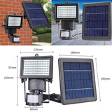 TD® lampe solaire LED extérieur étanche jardin automatique puissance éclairage lumineux énergie alimentation économie éclairage sole