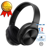 TD® Casque Bluetooth sport pliable casque sans fil bluetooth casque carte apprentissage casque noir bluetooth casque monté sur tête