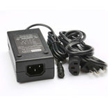 TD® Adaptateur d'alimentation au pied multifonction 12 ~ 24V 90W avec tête cc remplaçable prise entièrement en cuivre nickelé