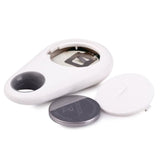 TD® Portable Bluetooth 4.1 trace Smart Key Finder Localiseur d'Objet Localiseur de clés Anti-perdue Blanc