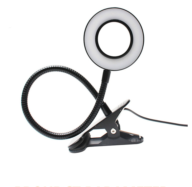 INN® Dortoir lecture apprentissage protection des yeux tuyau en métal bras long tatouage livre pince lampe de table