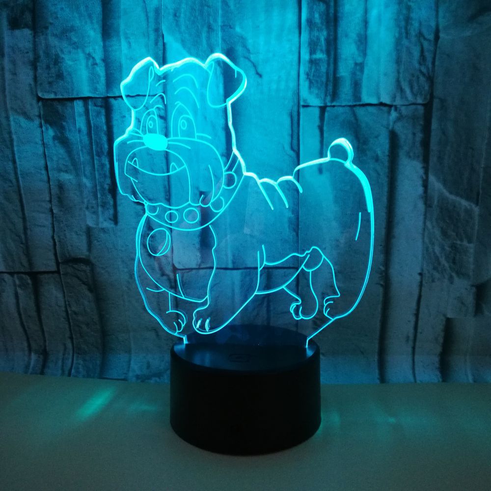 INN® Veilleuse 3D LED personnalité créative lumière d'ambiance à économie d'énergie lumière de chevet LED