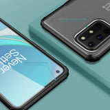 TD® Coque de téléphone OnePlus 8T givrée aux quatre coins, housse de protection anti-abrasion transparente à 360 degrés tout compris