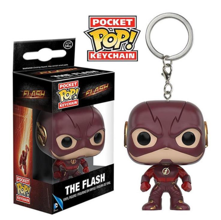 Funko 10318-PDQ Pop! Keychain: The Flash - The Flash Porte-clés Flash