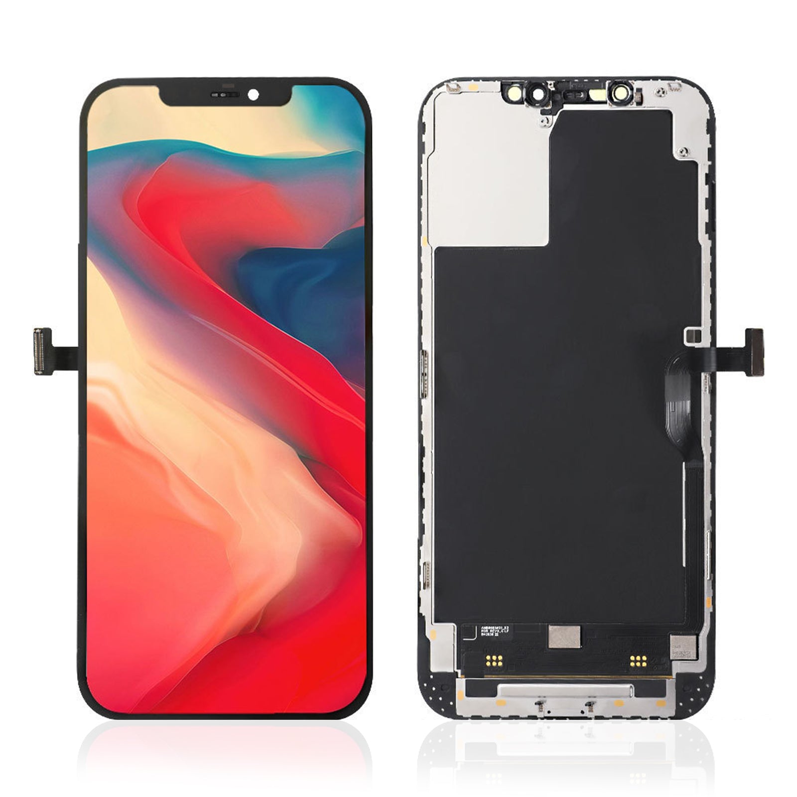 TD® Assemblage d'écran de téléphone portable adapté à l'écran tactile anti-empreintes digitales clair sensible Apple iphone 13 HD