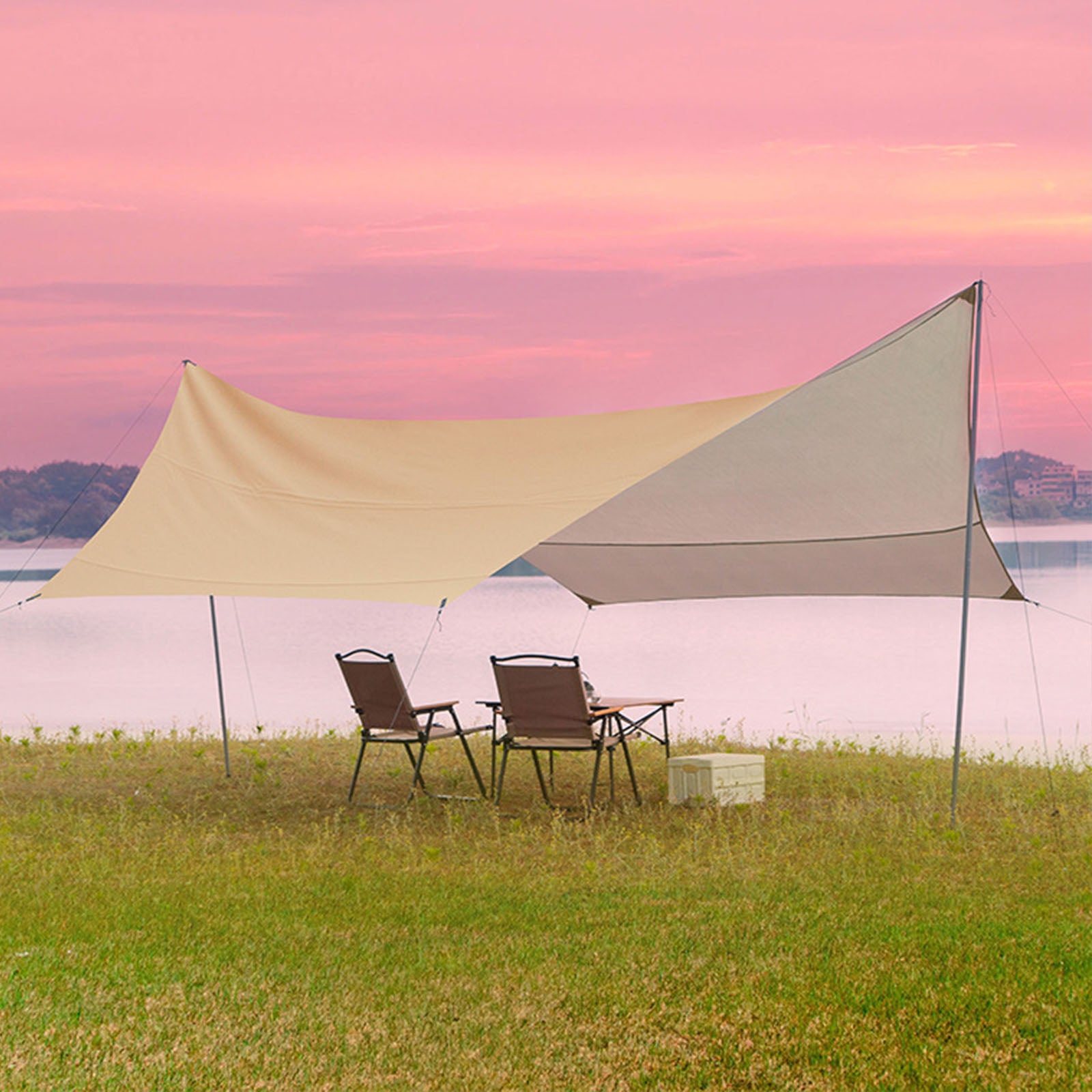 TD® Auvent extérieur tente ombre crème solaire extérieur étanche à la pluie pique-nique équipement de camping