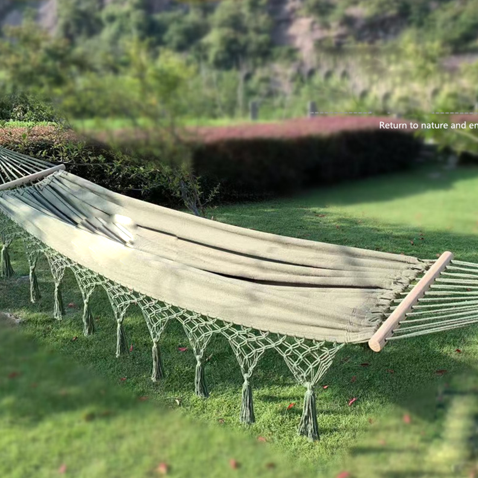 TD® Équipement de camping en plein air à double gland en toile anti-renversement