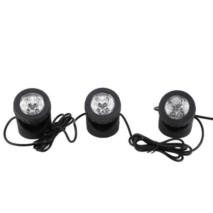 TD® Éclairage Extérieur Bassin, jardin Projecteur 18 LED à Triple Tête Lampe à Énergie Solaire -Lampe solaire LED exterieur maison