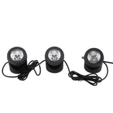 TD® Éclairage Extérieur Bassin, jardin Projecteur 18 LED à Triple Tête Lampe à Énergie Solaire -Lampe solaire LED exterieur maison