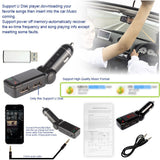 TD® Kit voiture bluetooth musique samsung usb transmetteur FM sans fil adaptateur radio chargeur MP3 mains libres iPhone smartphones