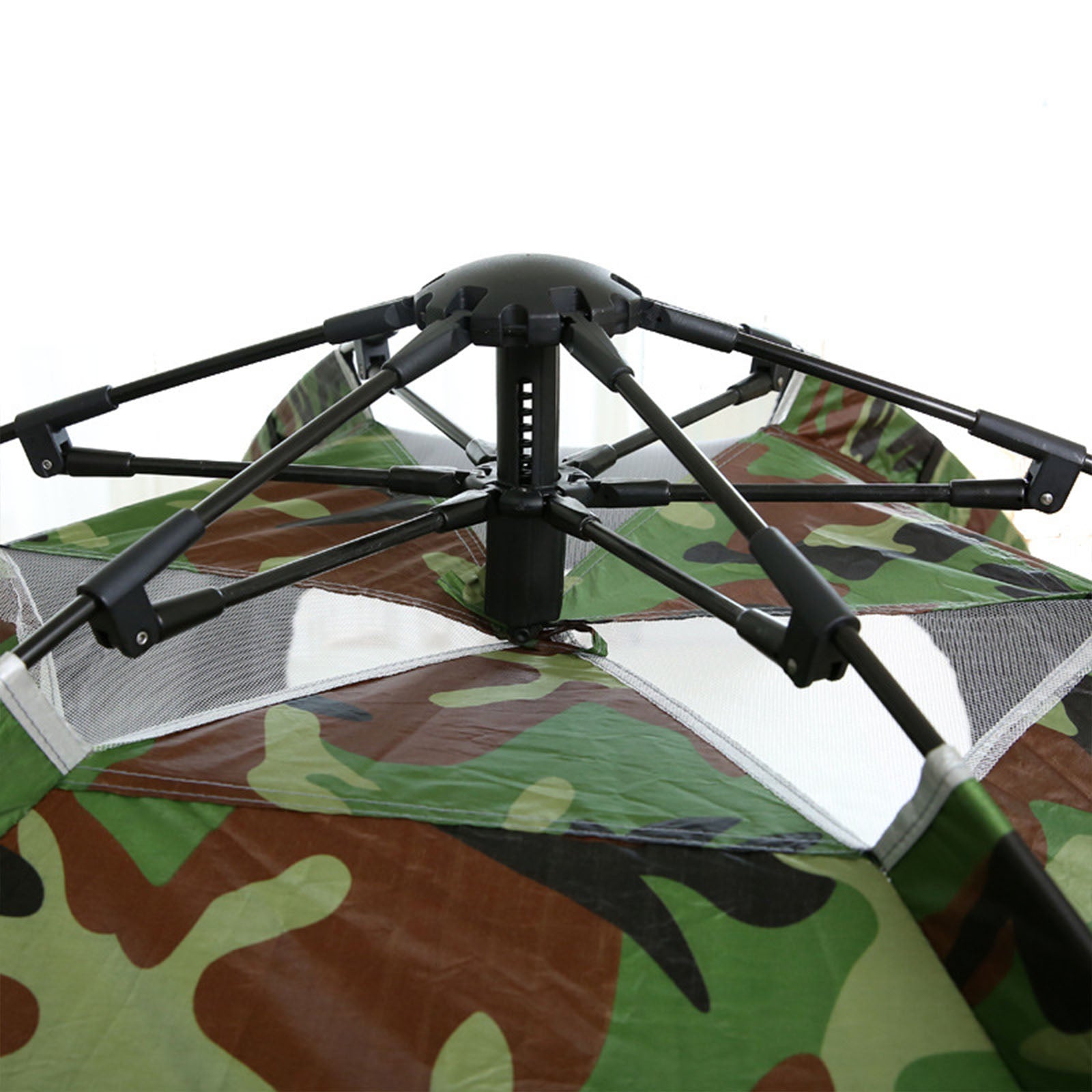 TD® Camouflage imperméable à la pluie hexagonale grande tente voyage camping automatique tente à ouverture rapide camping