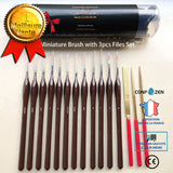 Ensemble de peinture pinceau dessin stylo tige triangulaire détail brosse brosse crochet ligne stylo peinture doré Nylon chev