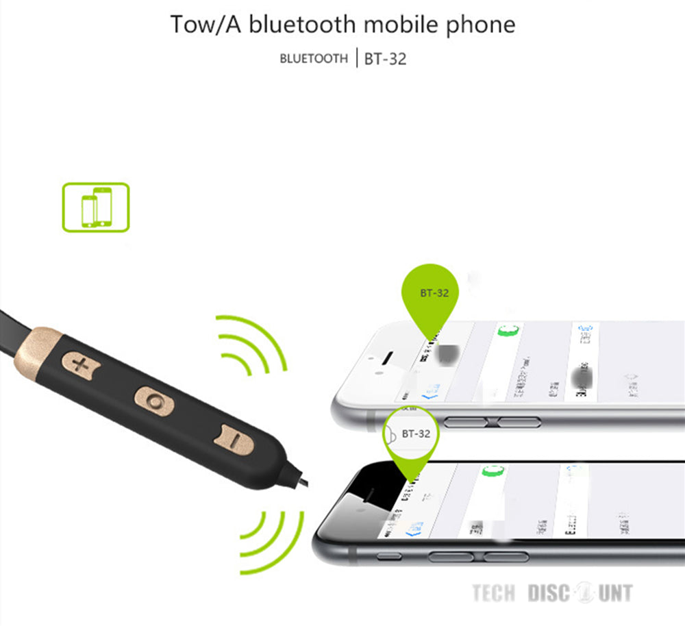 TD® ecouteur bluetooth sans fil samsung iphone apple oreillette sport huawei pas cher android casque intra auriculaire reduction bru