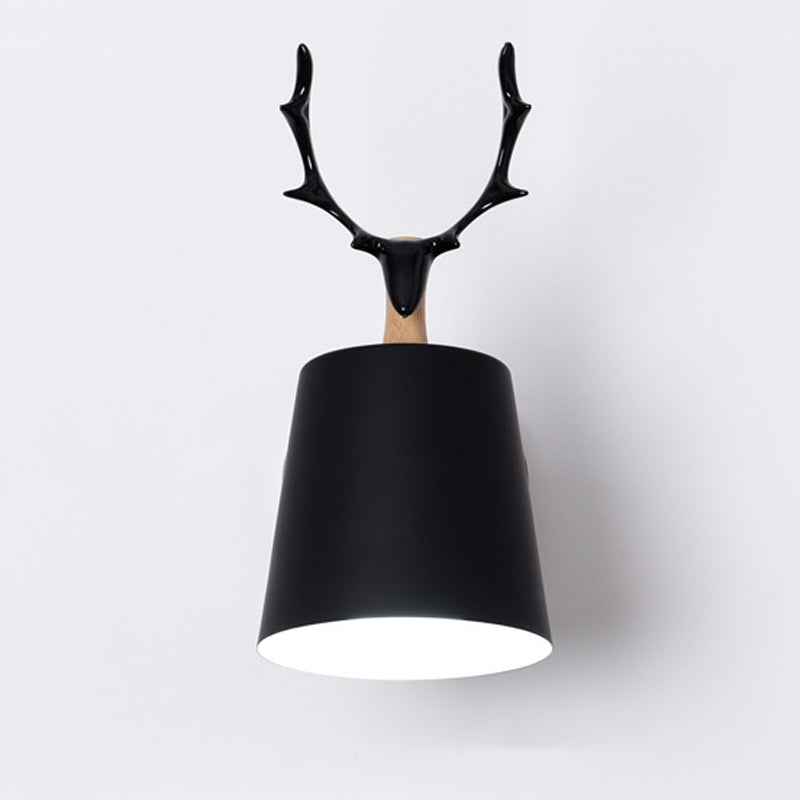Applique bois Style nordique Simplicité moderne Tête de lit de chambre Personnalité créative Escaliers de couloir