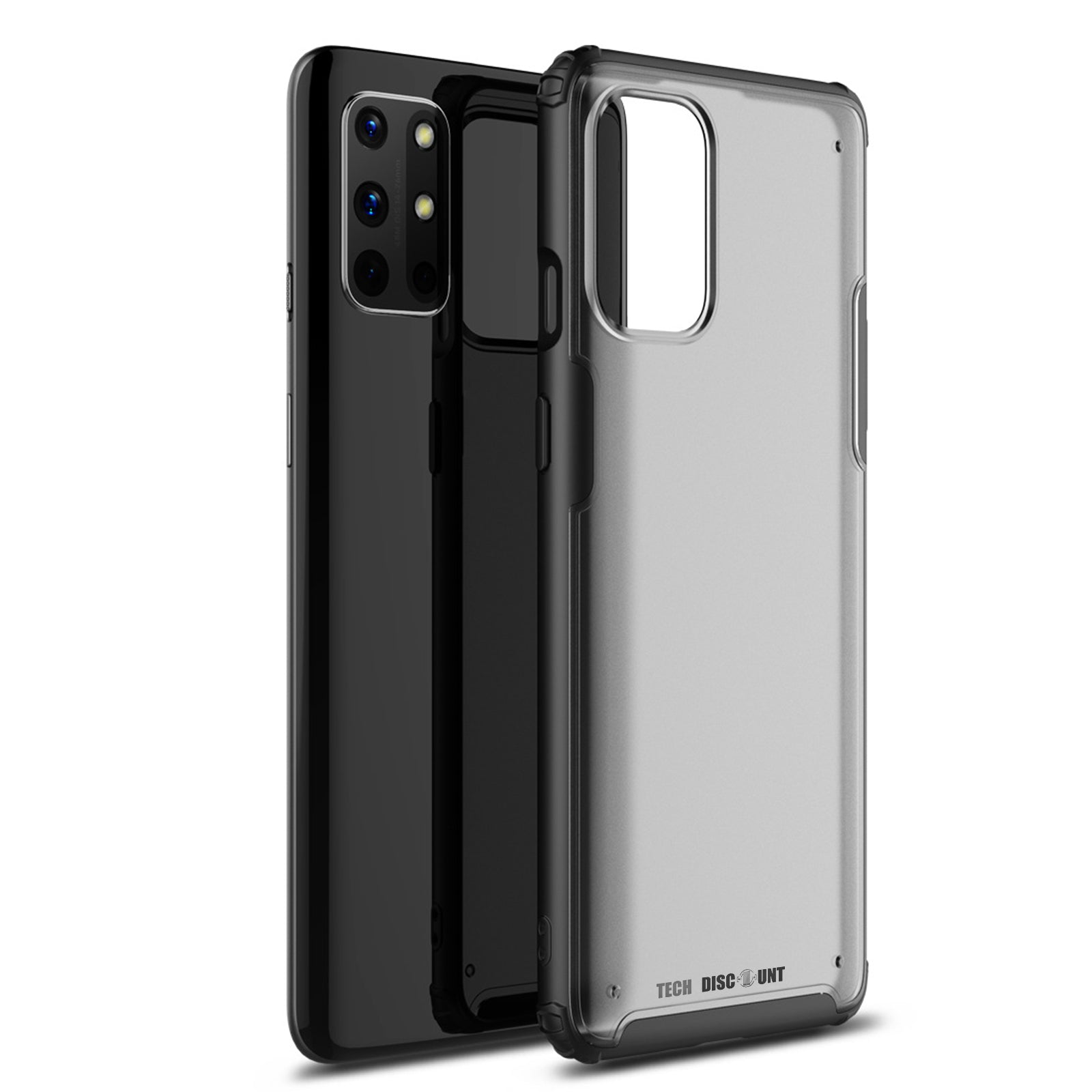 TD® Coque de téléphone OnePlus 8T givrée aux quatre coins, housse de protection anti-abrasion transparente à 360 degrés tout compris