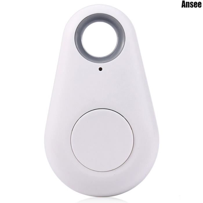 TD® Portable Bluetooth 4.1 trace Smart Key Finder Localiseur d'Objet Localiseur de clés Anti-perdue Blanc
