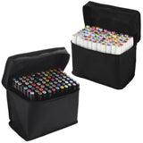 TD® Lot de 80 marqueurs à alcool double pointe Animation Art Esquisses dessins artistique travaux arts plastiques posca marqueurs