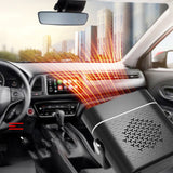 TD® Dégivreur  de voiture electrique désembueur matériau ABS multifonctionnel résistant aux hautes pressions ventilateur de chauffag