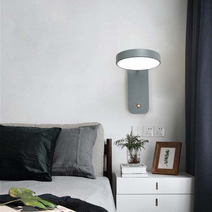Applique LED avec interrupteur Style Macaron Style scandinave Hôtel Couloir Allée Chambre Chevet