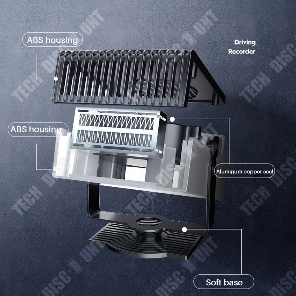 TD® Chauffage de voiture chauffage haute puissance 150W chauffage sortie de grille supérieure et inférieure réglable