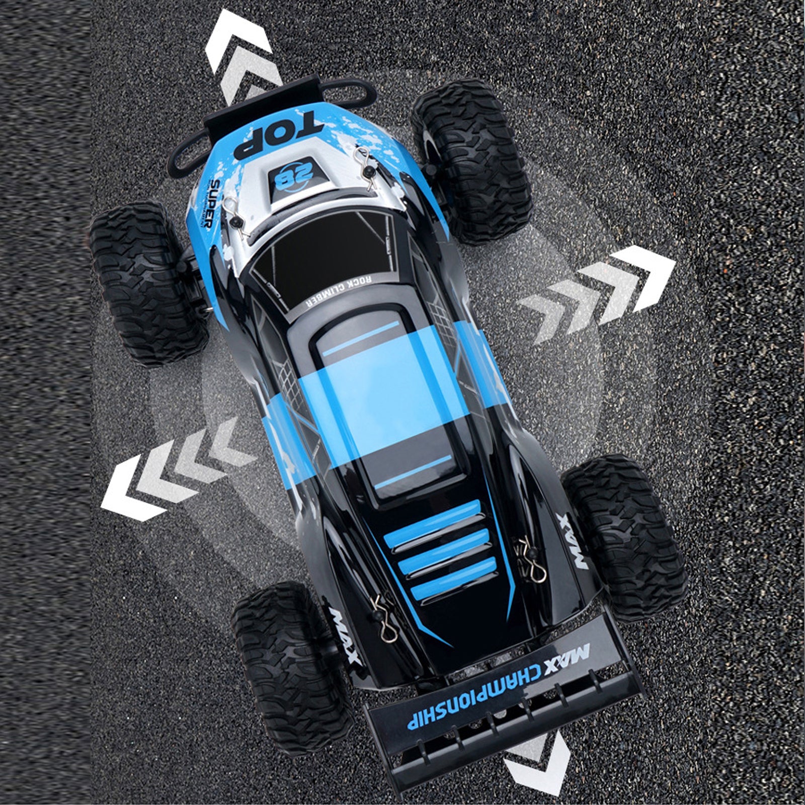 TD® Voiture télécommandée rechargeable électrique cool voiture d'escalade à grande vitesse jouets pour enfants cadeau de Noël