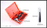 TD® kit réparation pneus voiture professional outil crevaison outillage urgence automobile dépannage véhicule portable bricolage