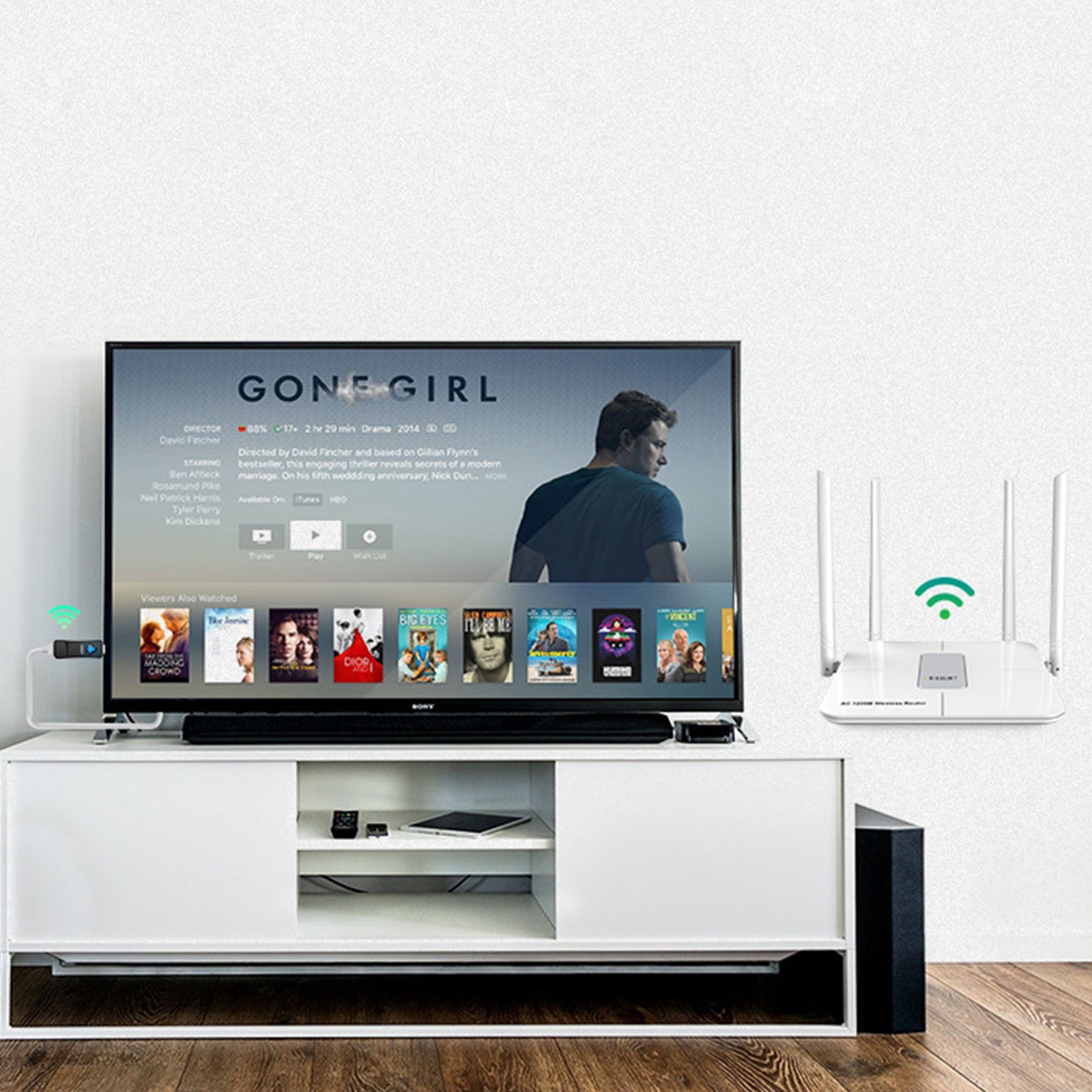 TD® répéteur wifi 300M usb carte réseau sans fil émetteur récepteur wifi sans fil TV couvre une large gamme de petits et portables